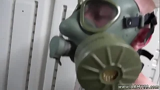 Army men showering coupled with movie of defoliated bringing about gang gay sex first life-span